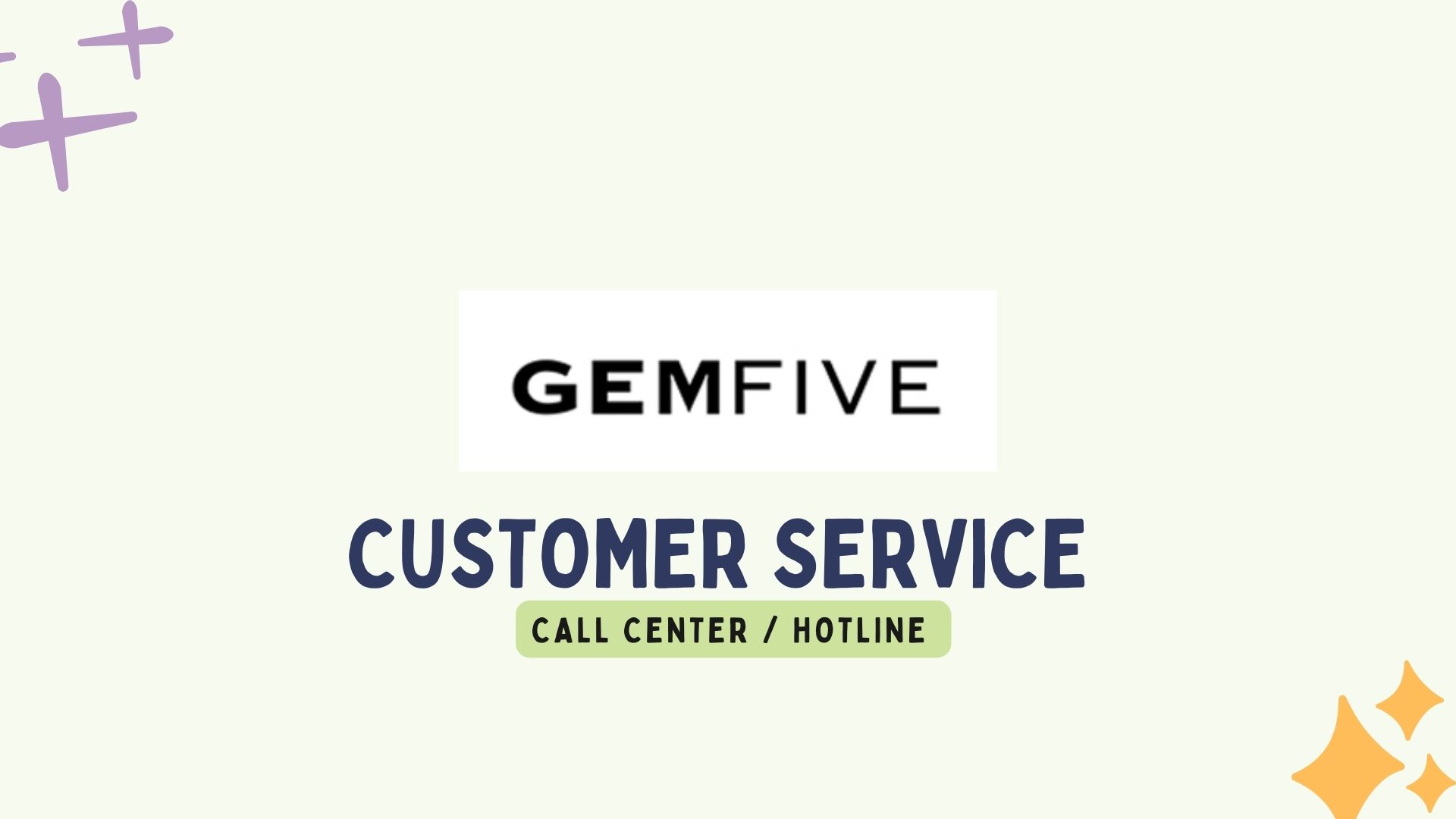 GemFive Customer Service