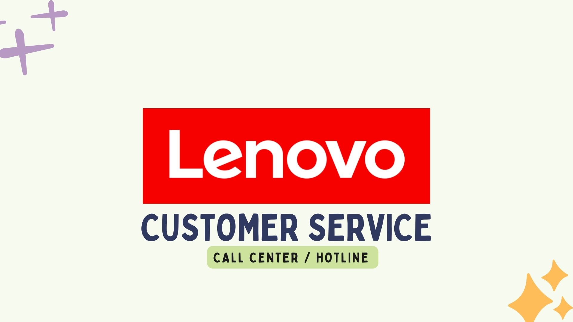 Lenovo Customer Service 1