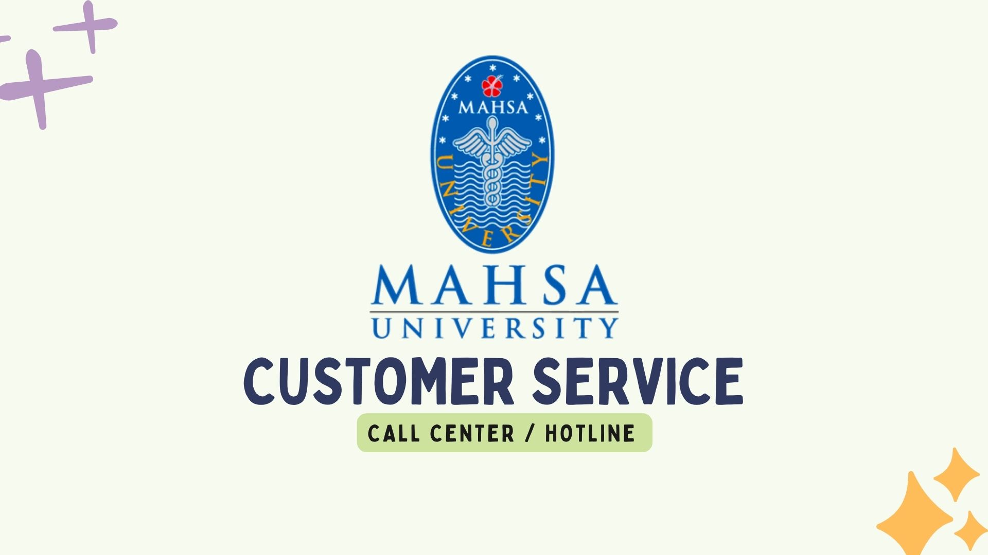 MAHSA University Contact