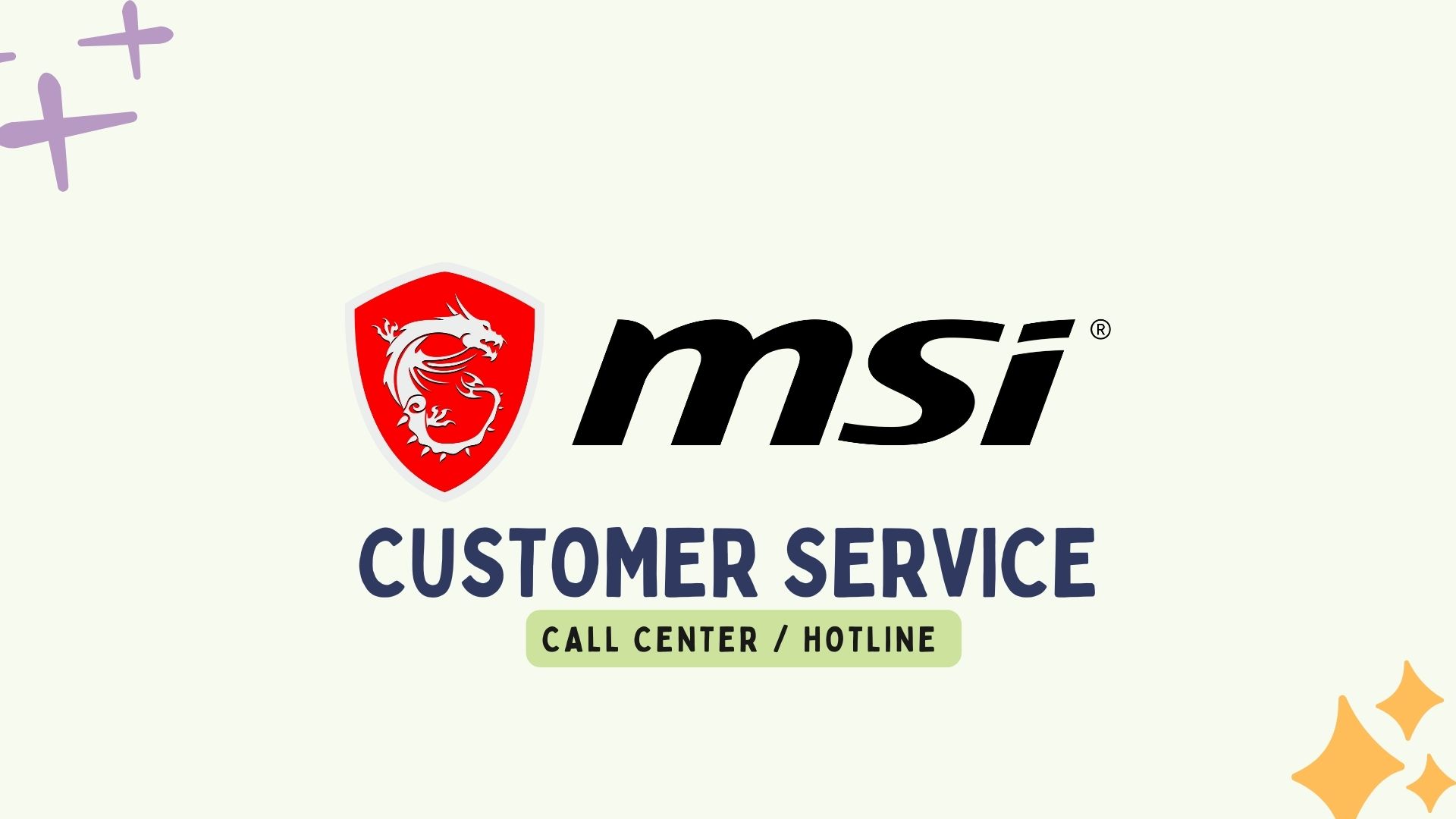 MSI Customer Service