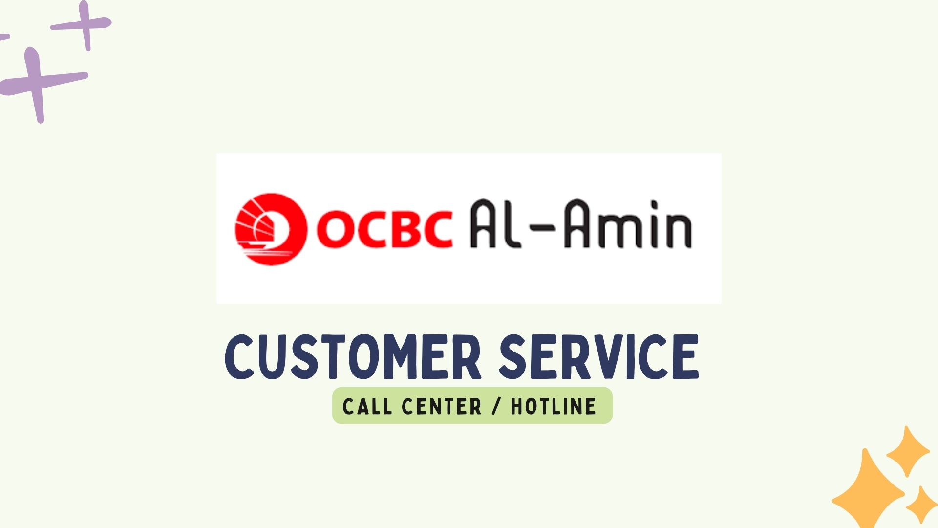 OCBC Al Amin Customer Service