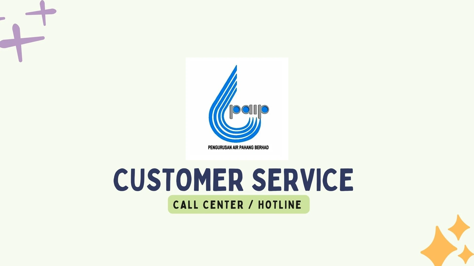Pengurusan Air Pahang Contact