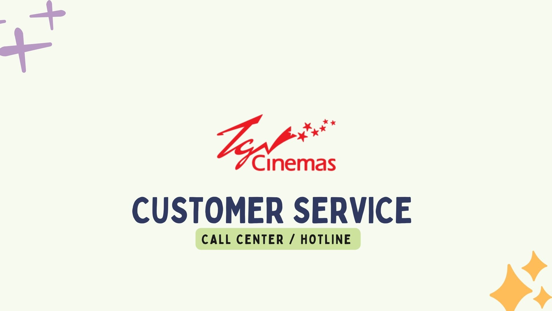 TGV Cinema Customer Service