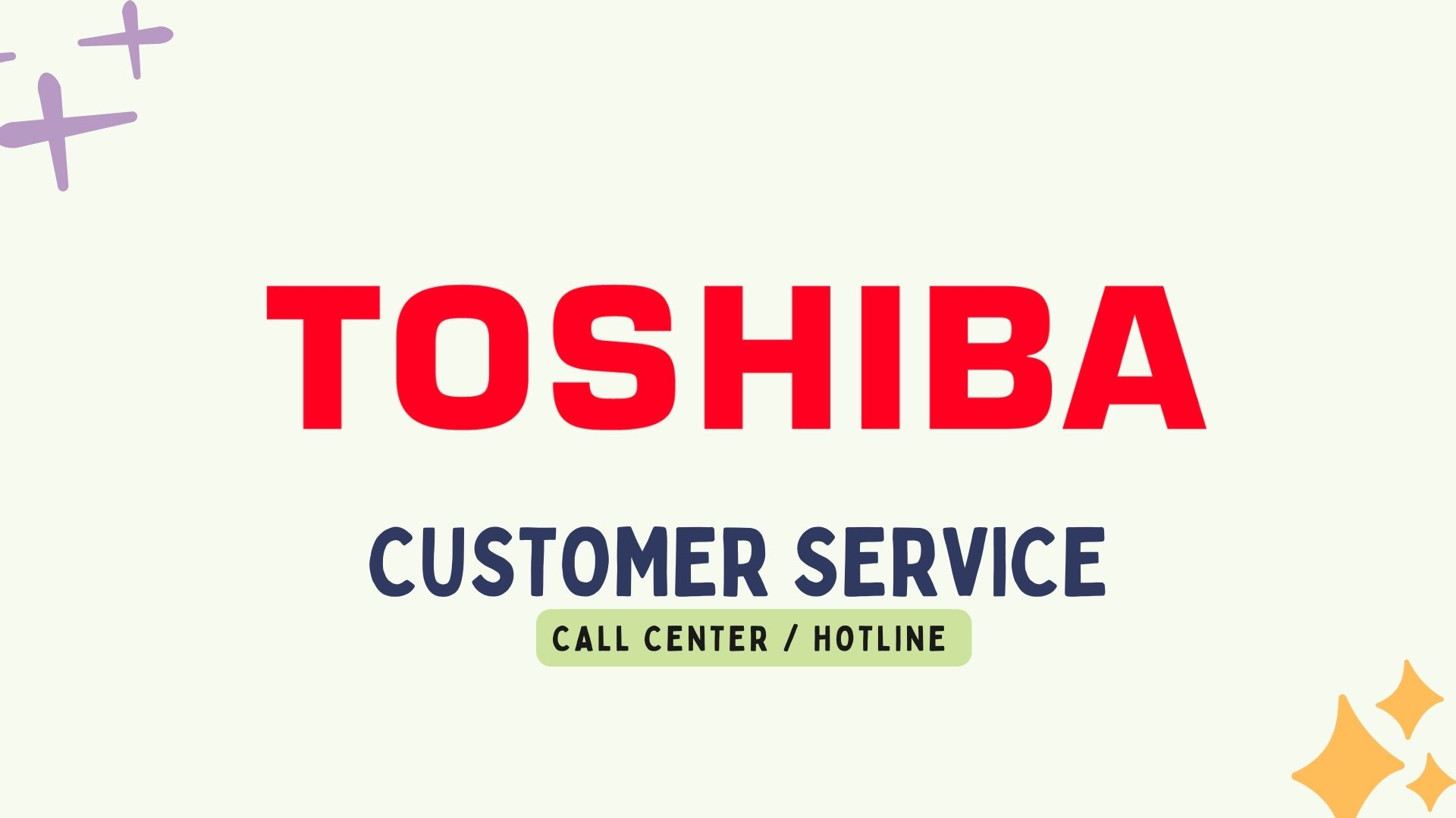 Toshiba Customer Service