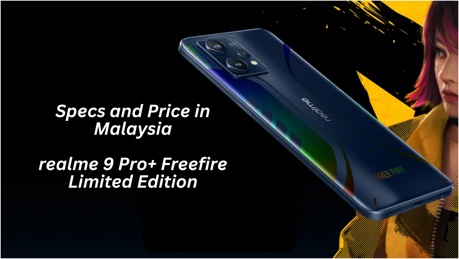 realme 9 pro plus freefire limited edition
