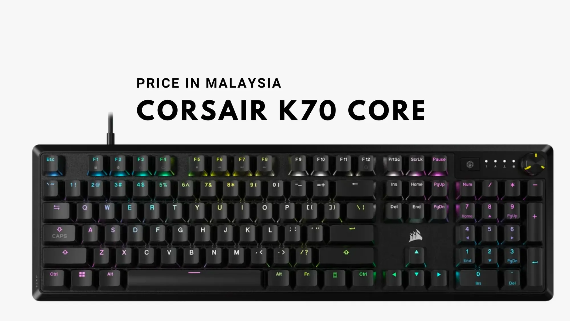 corsair k70 core price list in malaysia