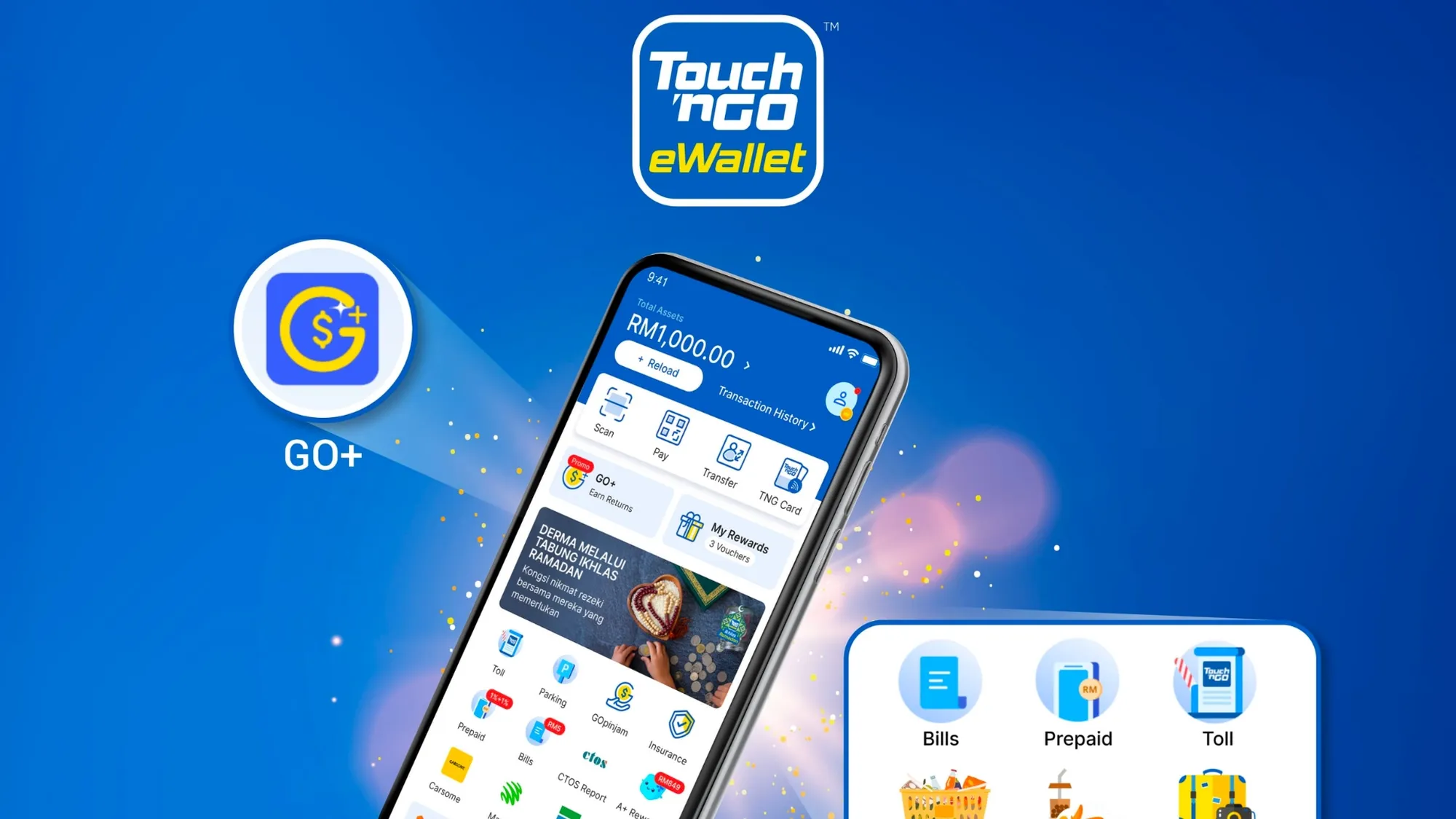 how to register and activate topup touch n go ewallet