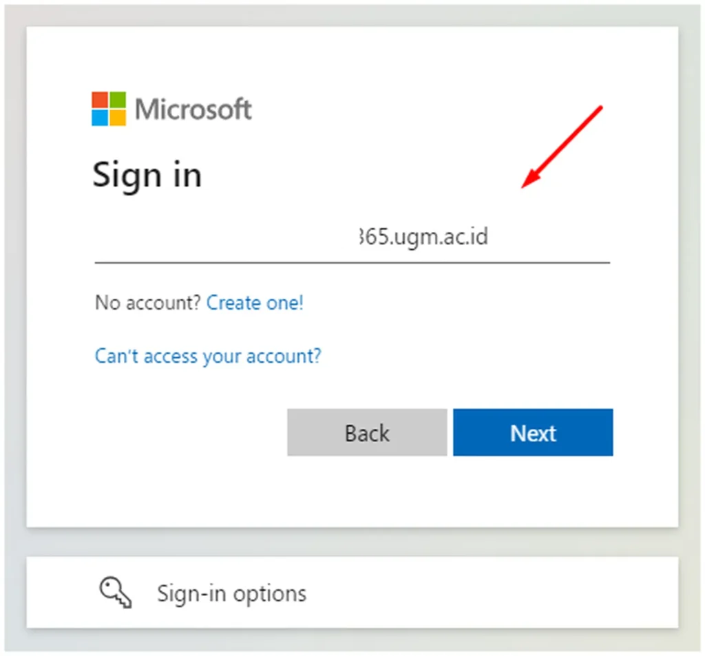 2. Log in