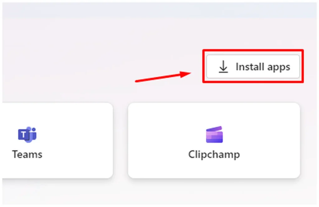 3. Install apps