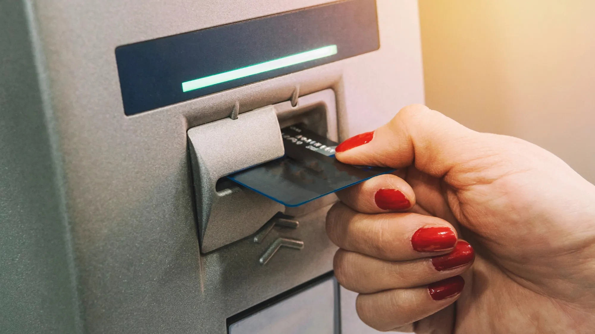 how to bank deposit money into a bank account without an atm card