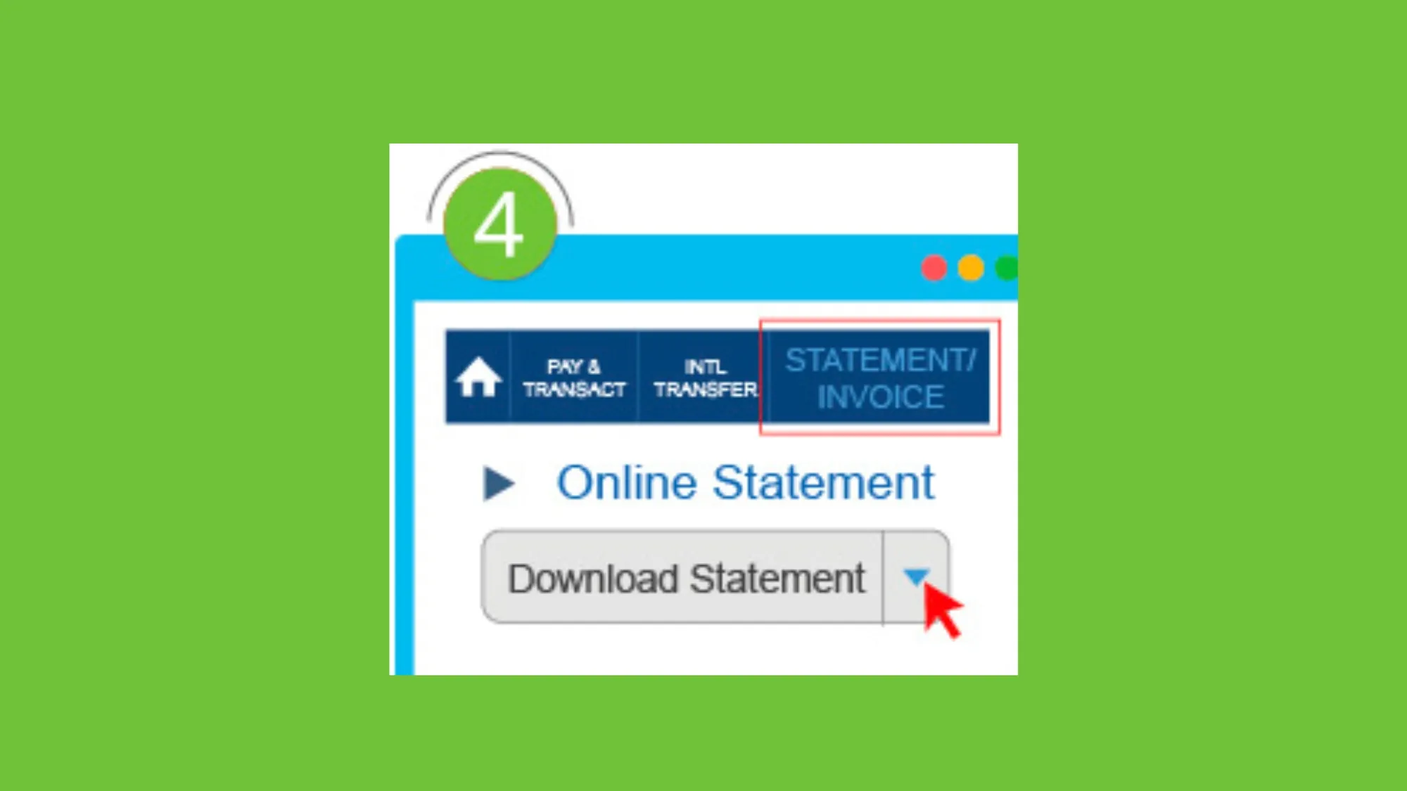 how to get hong leong online statement