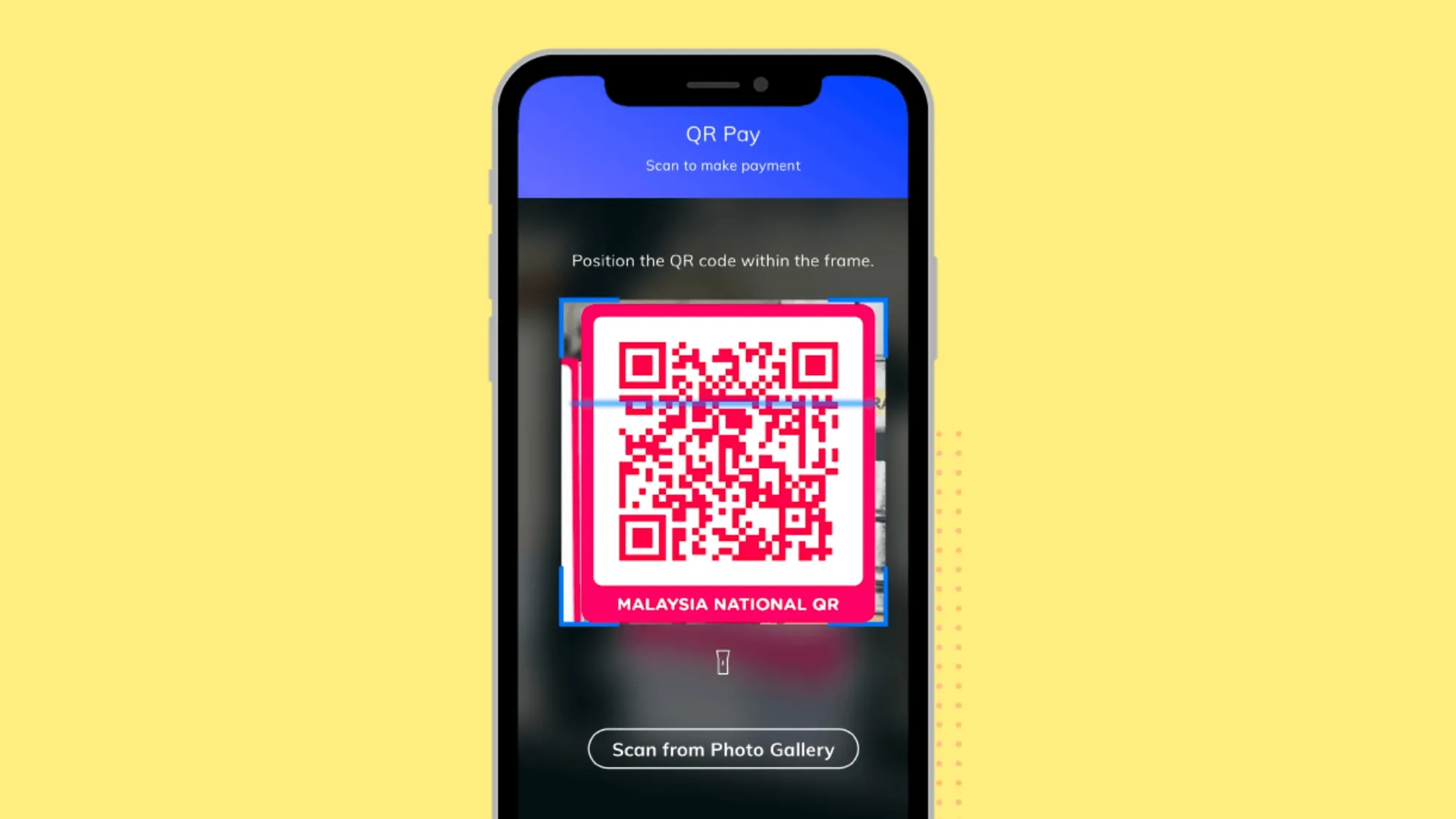 how to register and activate qr pay hlb connect app
