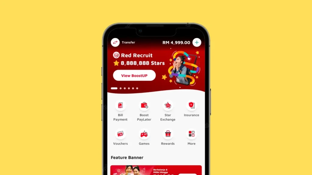 how to set payment option ewallet boost cimb maybank