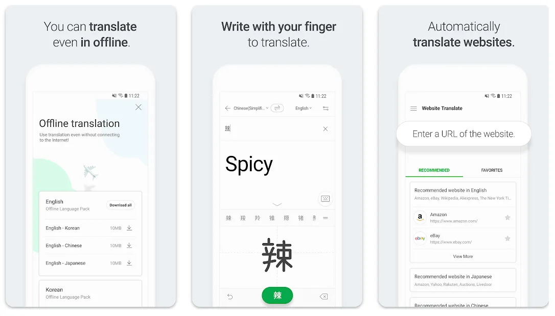 naver papago english chinese